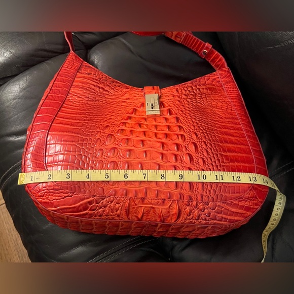 Brahmin Johanna Melbourne Embossed Leather Shoulder Bag - Picture 12 of 16